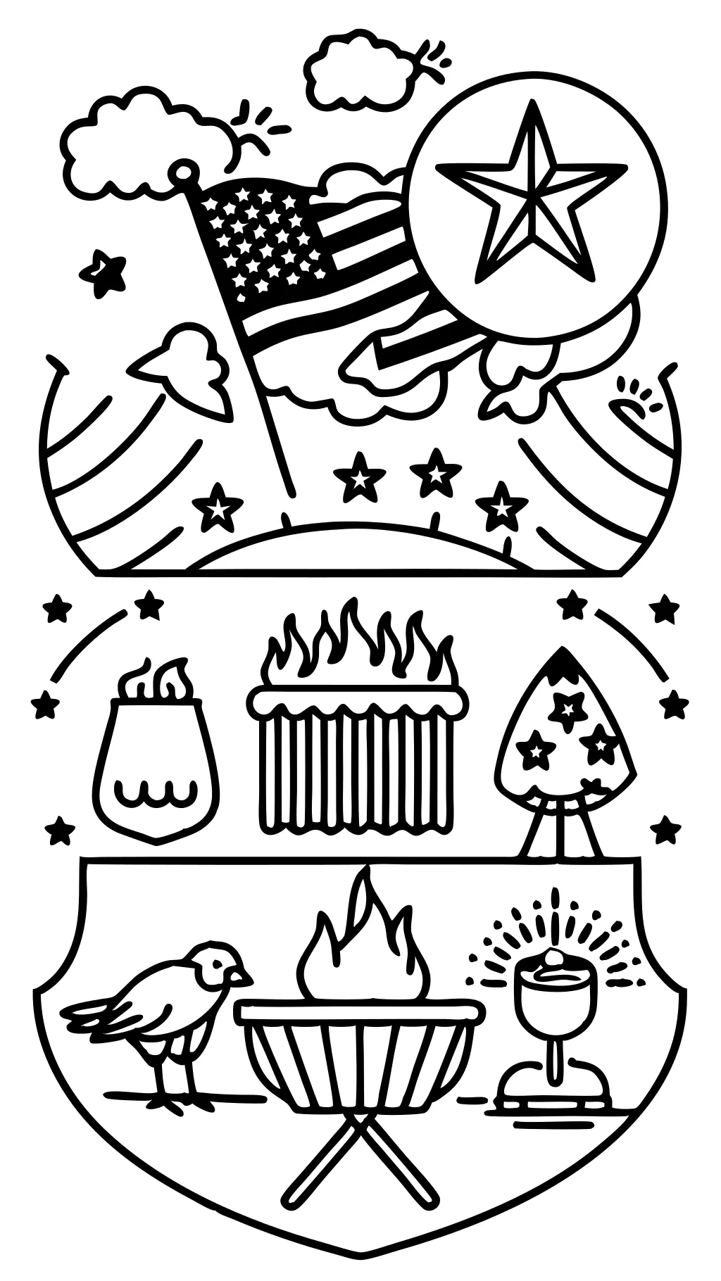 fourth of july coloring pages